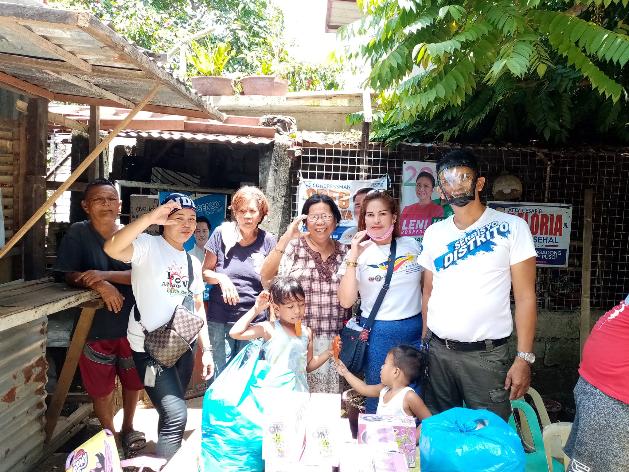 Feeding Program provided by Atty. Caesar Distrito for Vice Mayor and Councilor Simple Distrito in Abada Sky Relocation Site Brgy. Vista Alegre on April 2, 2022 through the effort of Richard Salvo & Iwa Moto